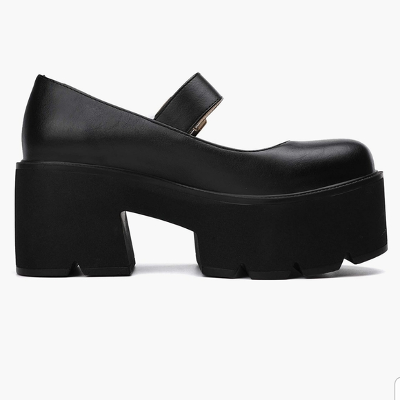 BLACK MARY JANE PLATFORMS - Picture 3 of 7